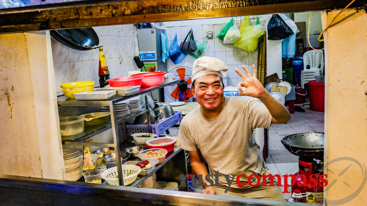 Mr Hung from one of the oldest stalls on Tong Duy Tan St, Hanoi